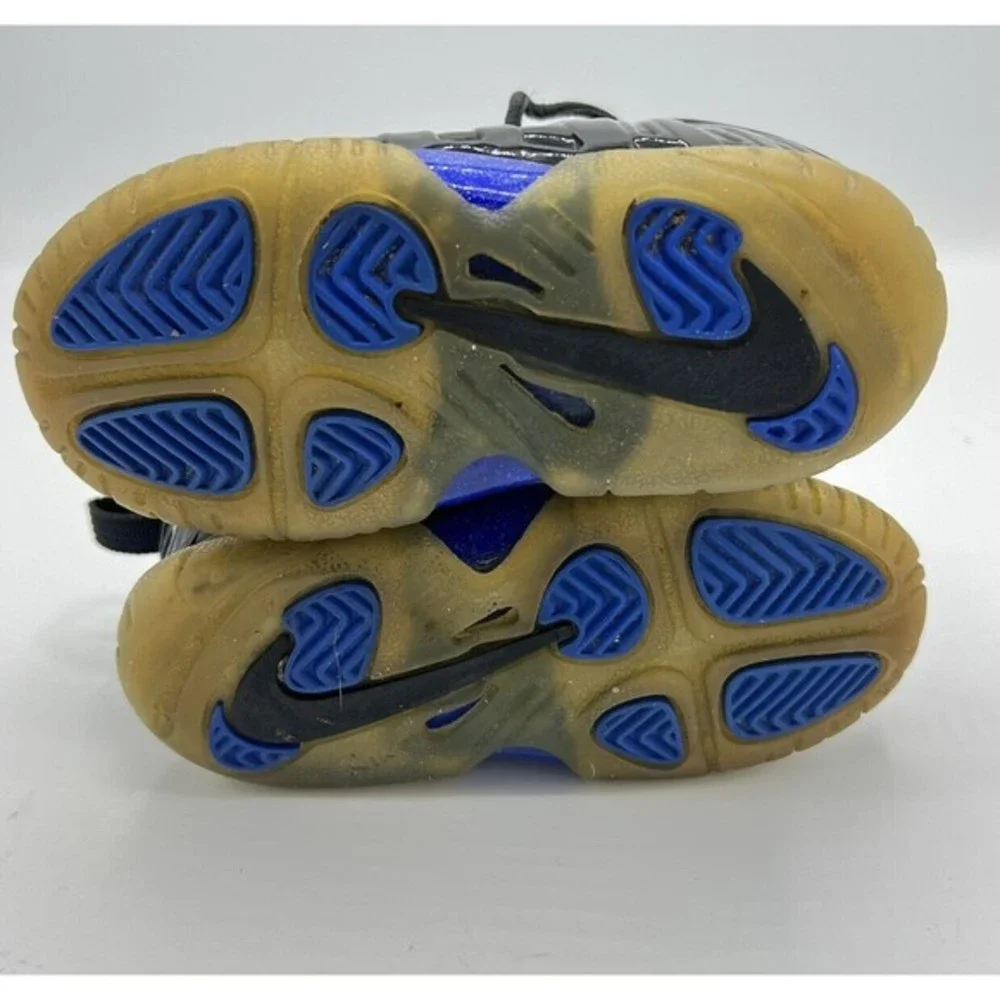 Nike Lil Posite Pro One Penny Black Blue Space Jam 723947-006 Size 6C Toddler‎